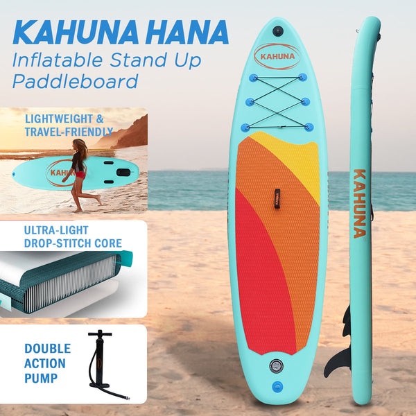 Kahuna Hana Inflatable Stand Up Paddle Board 10ft6in iSUP Accessories Kahuna