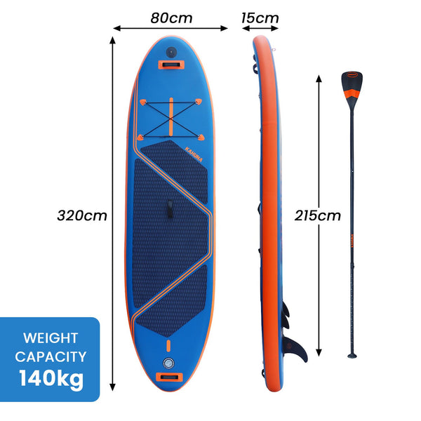 Kahuna Kai Premium Sports 10.6FT Inflatable Paddle Board Kahuna