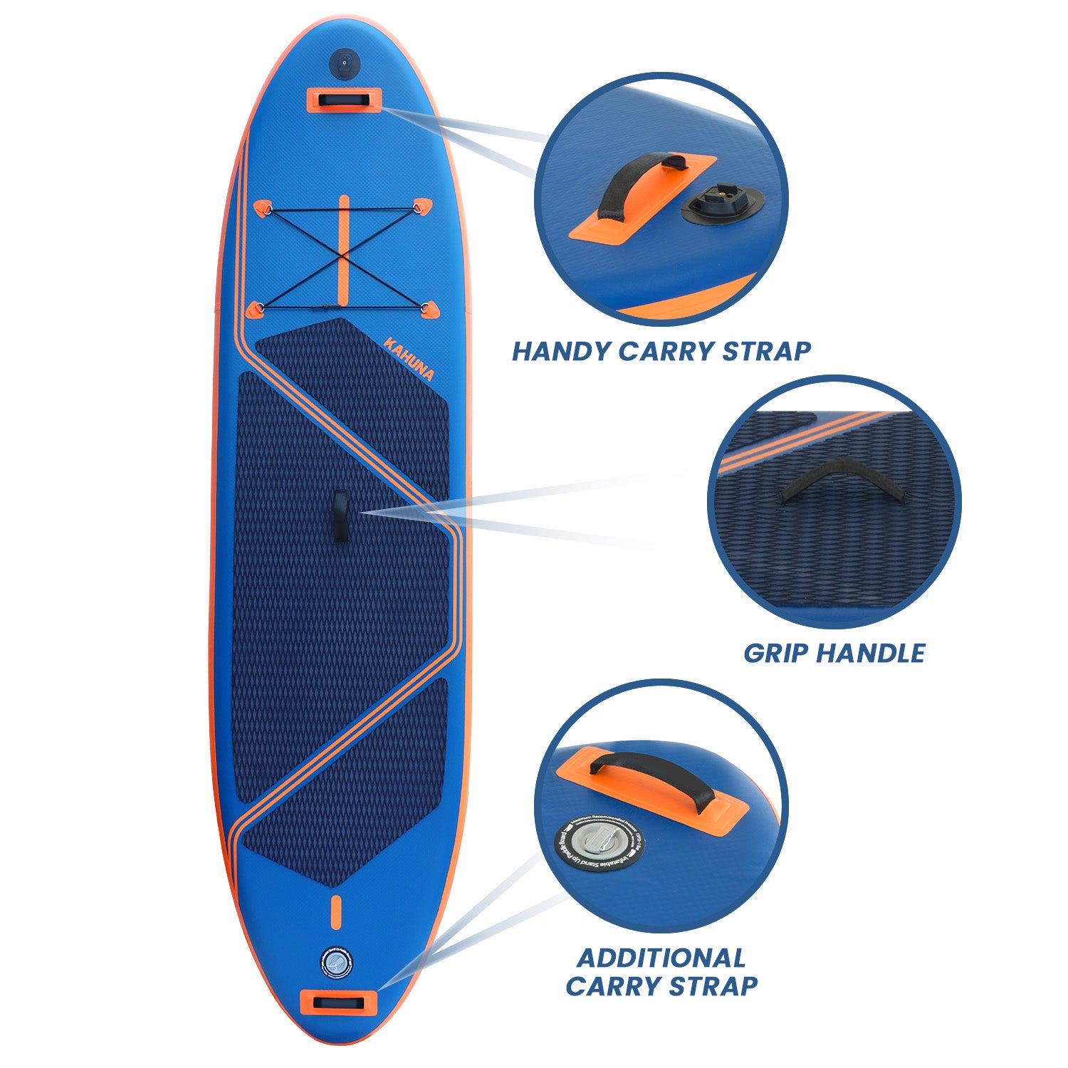 Kahuna Kai Premium Sports 10.6FT Inflatable Paddle Board Kahuna