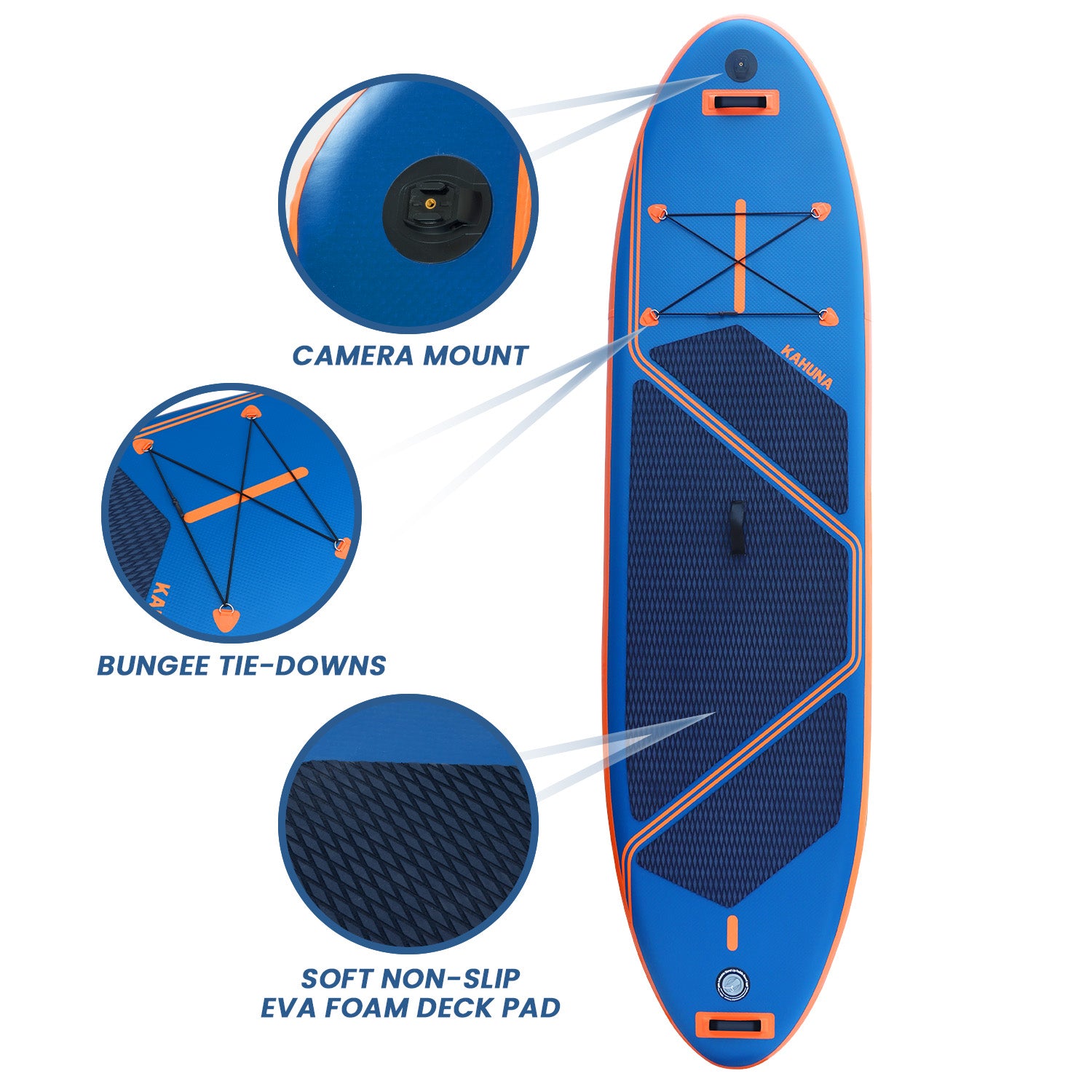 Kahuna Kai Premium Sports 10.6FT Inflatable Paddle Board Kahuna