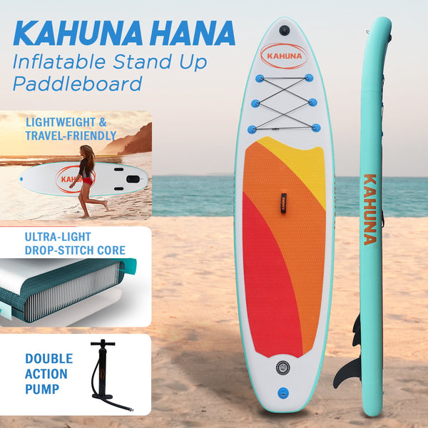 Kahuna Hana Inflatable Stand Up Paddle Board 11FT SUP Paddleboard Kahuna