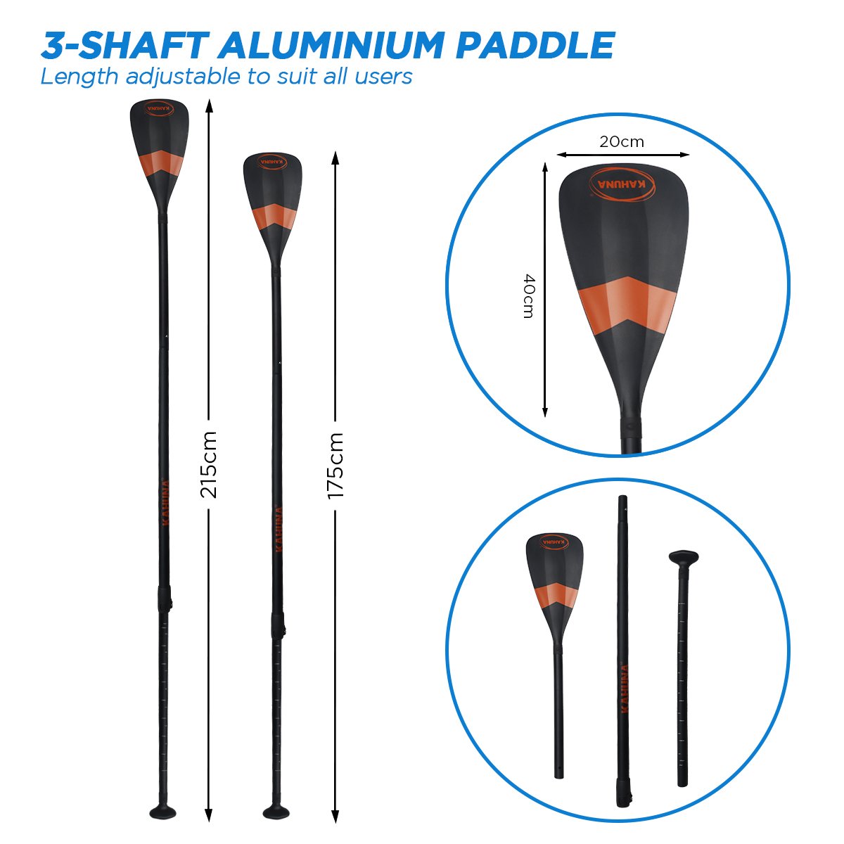 Kahuna Hana Inflatable Stand Up Paddle Board 11FT SUP Paddleboard Kahuna