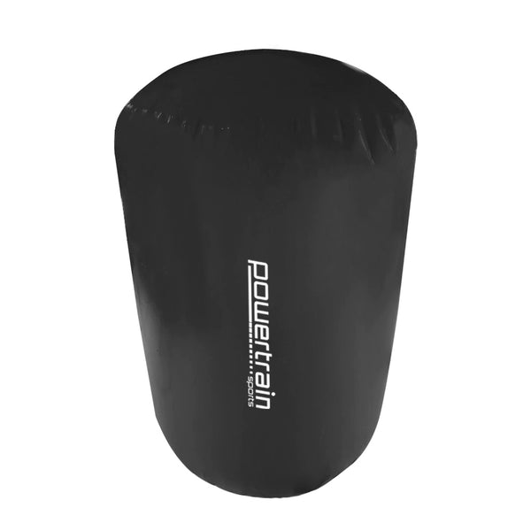 Powertrain Sports Inflatable Gymnastics Air Barrel Exercise Roller 120 x 75cm - Black Powertrain