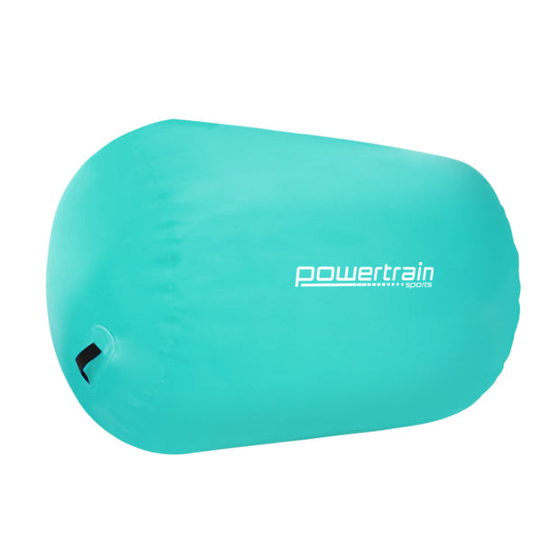 Powertrain Sports Inflatable Gymnastics Air Barrel Exercise Roller 120 x 75cm - Green Kahuna