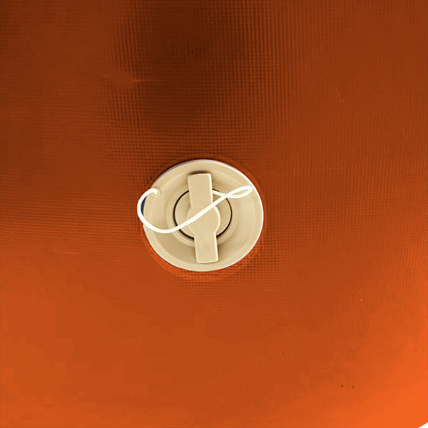 Powertrain Sports Inflatable Gymnastics Air Barrel Exercise Roller 120 x 75cm - Orange Powertrain