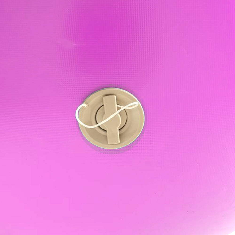 Powertrain Sports Inflatable Gymnastics Air Barrel Exercise Roller 120 x 75cm - Pink Powertrain