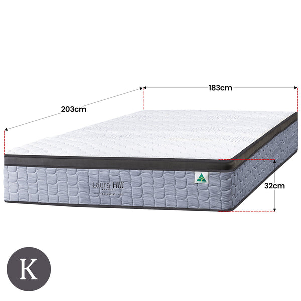 Laura Hill Essential Australian Made King Premium Mattress Does Not Apply