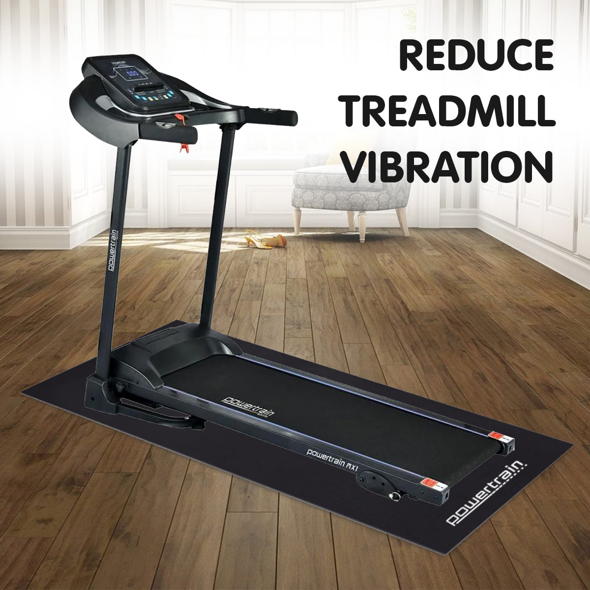 Powertrain 1.5m Exercise Equipment Mat Powertrain