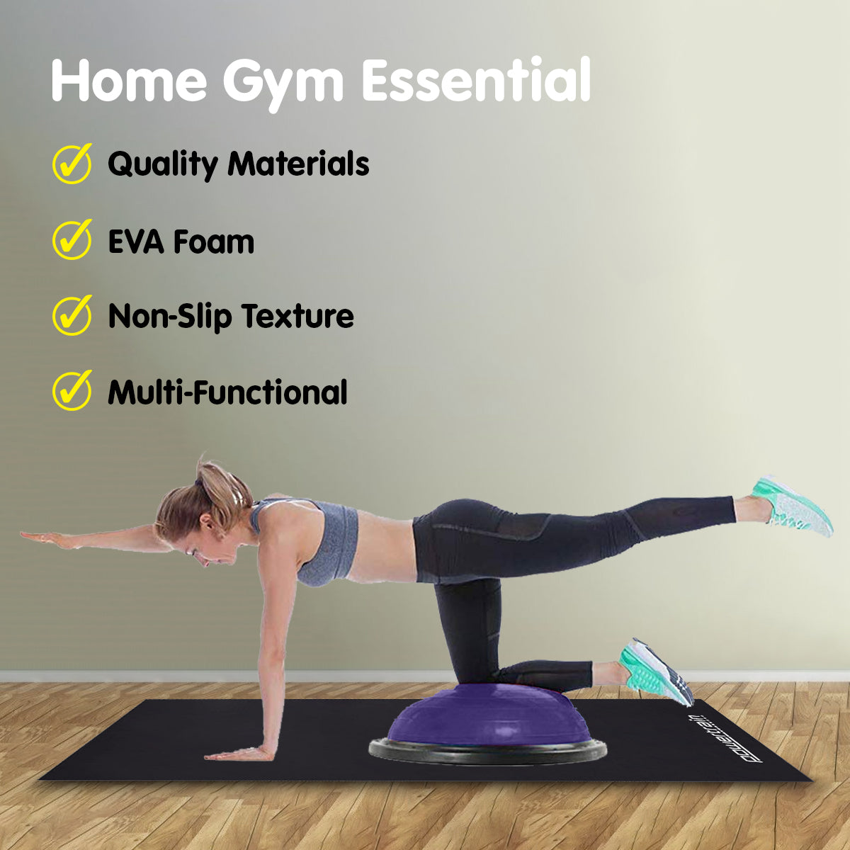 Powertrain 2m Exercise Equipment Mat Powertrain