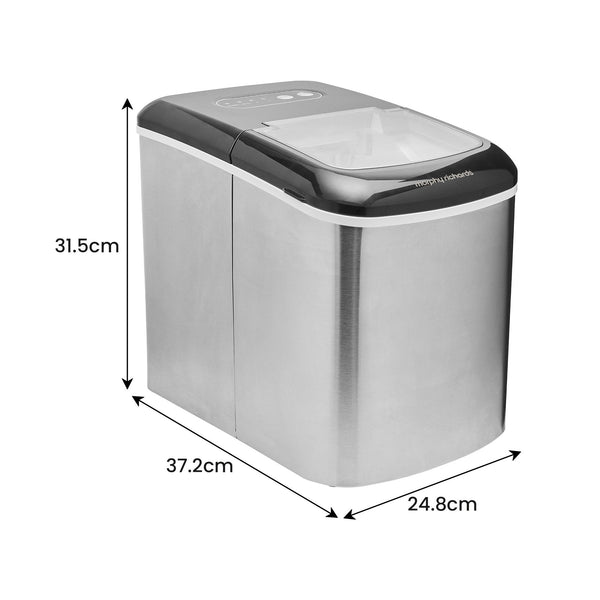 Morphy Richards 15kg Ice Maker in Stainless Steel Morphy Richards