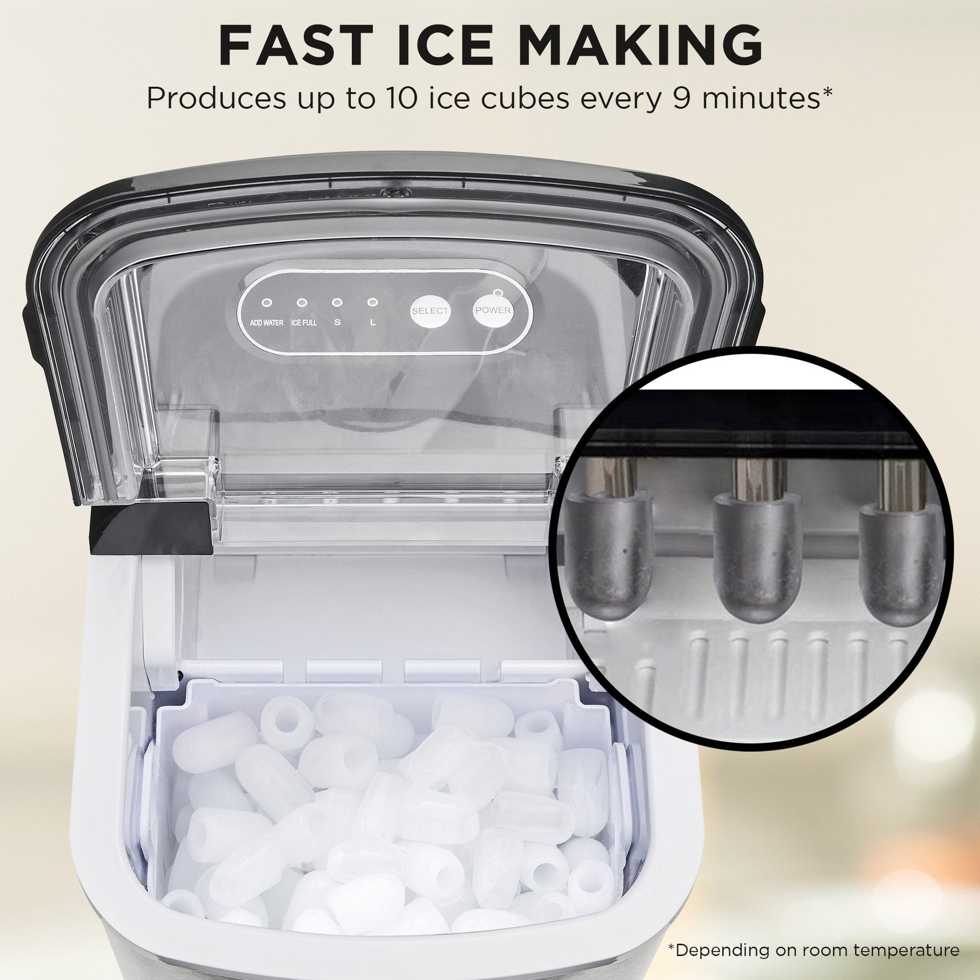 Morphy Richards 15kg Ice Maker in Stainless Steel Morphy Richards