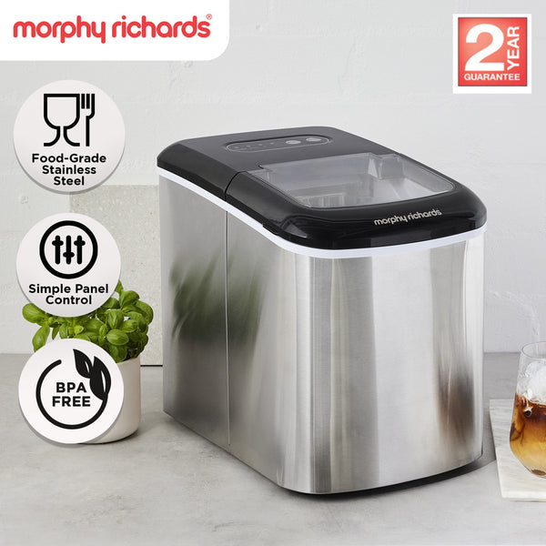 Morphy Richards 15kg Ice Maker in Stainless Steel Morphy Richards