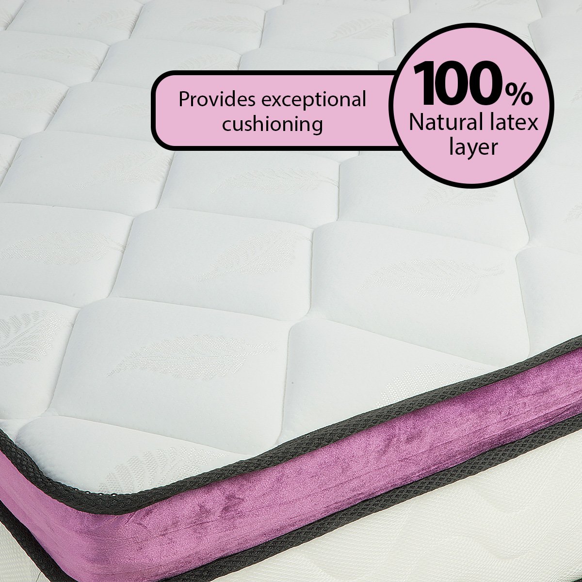 Laura Hill King Mattress Visco Cool Gel Infused Memory Foam Euro Top Pocket Spring 30cm Does Not Apply