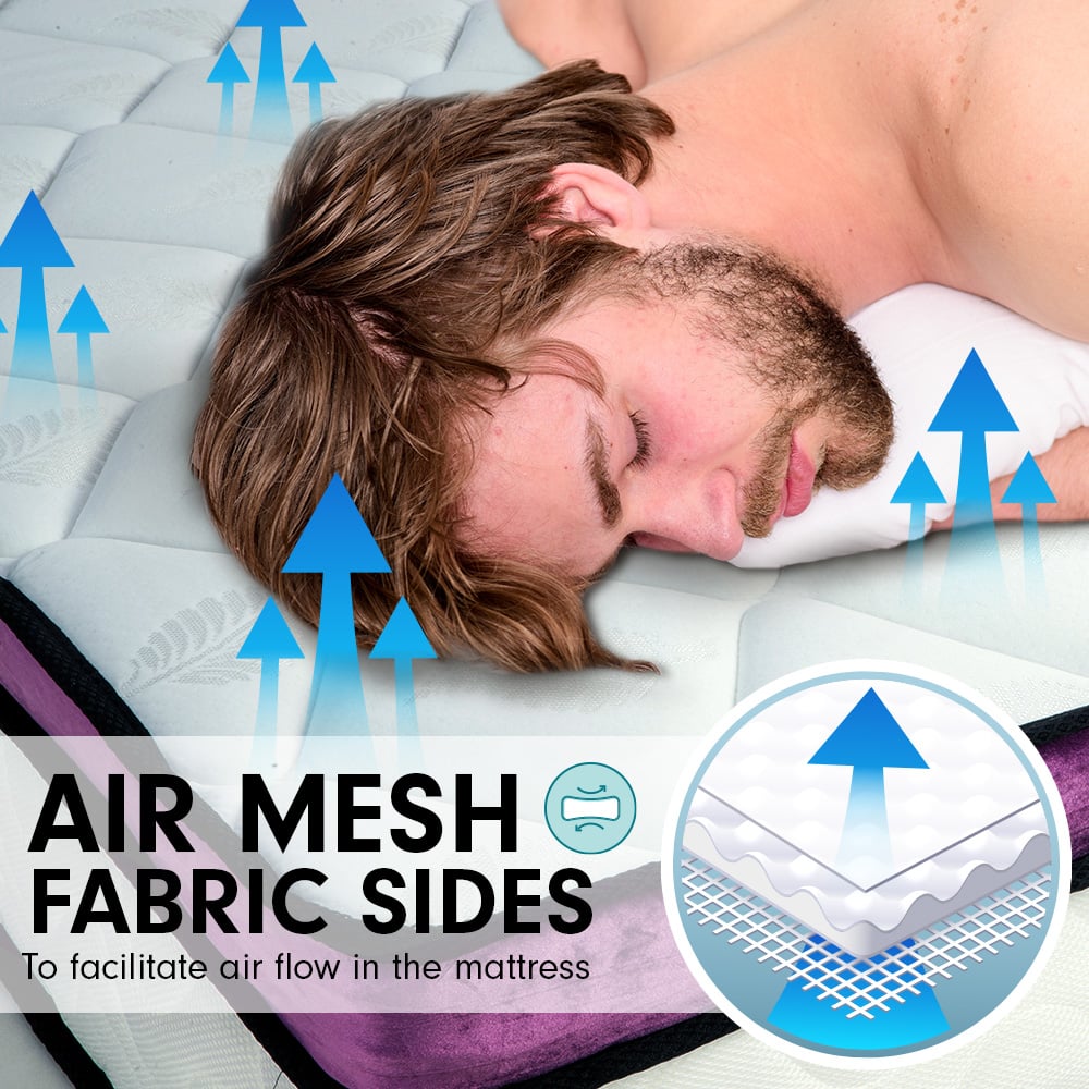 Laura Hill King Mattress Visco Cool Gel Infused Memory Foam Euro Top Pocket Spring 30cm Does Not Apply