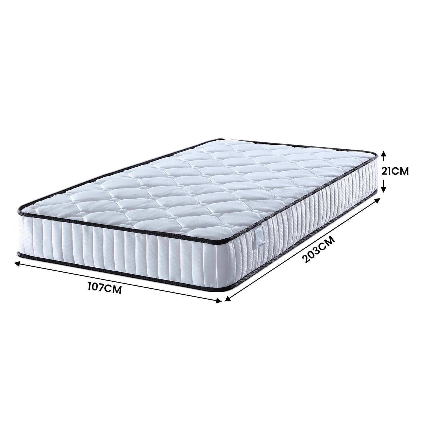 Laura Hill King Single Size Mattress Pocket Spring High Density Foam For Bed Does Not Apply