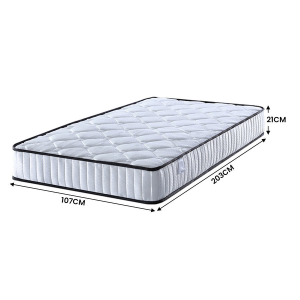 Laura Hill King Single Size Mattress Pocket Spring High Density Foam For Bed Does Not Apply
