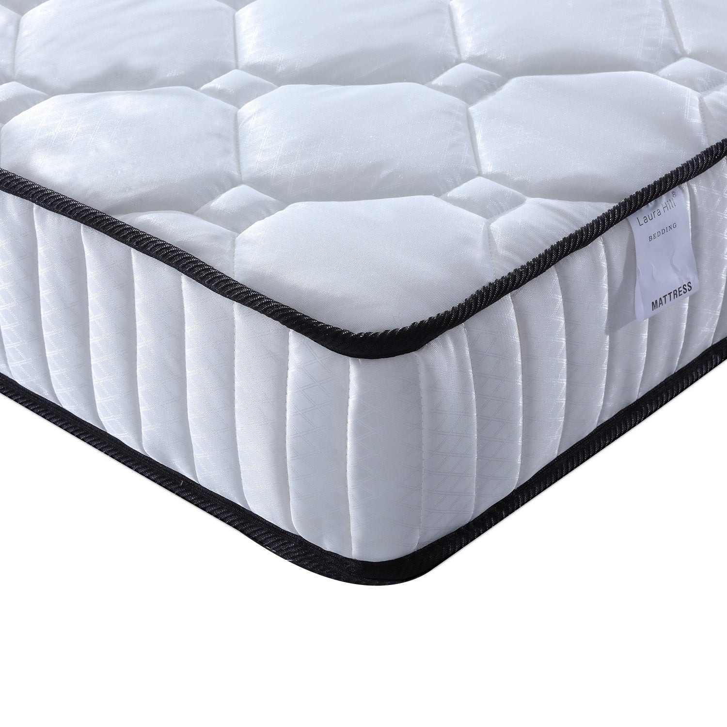 Laura Hill King Single Size Mattress Pocket Spring High Density Foam For Bed Does Not Apply