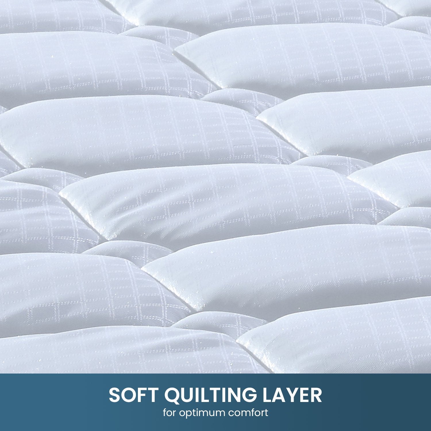 Laura Hill King Single Size Mattress Pocket Spring High Density Foam For Bed Does Not Apply