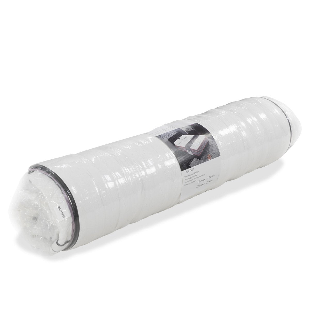 Laura Hill Mattress Queen Size Euro Top Pocket Spring Natural Latex Foam Bed Does Not Apply