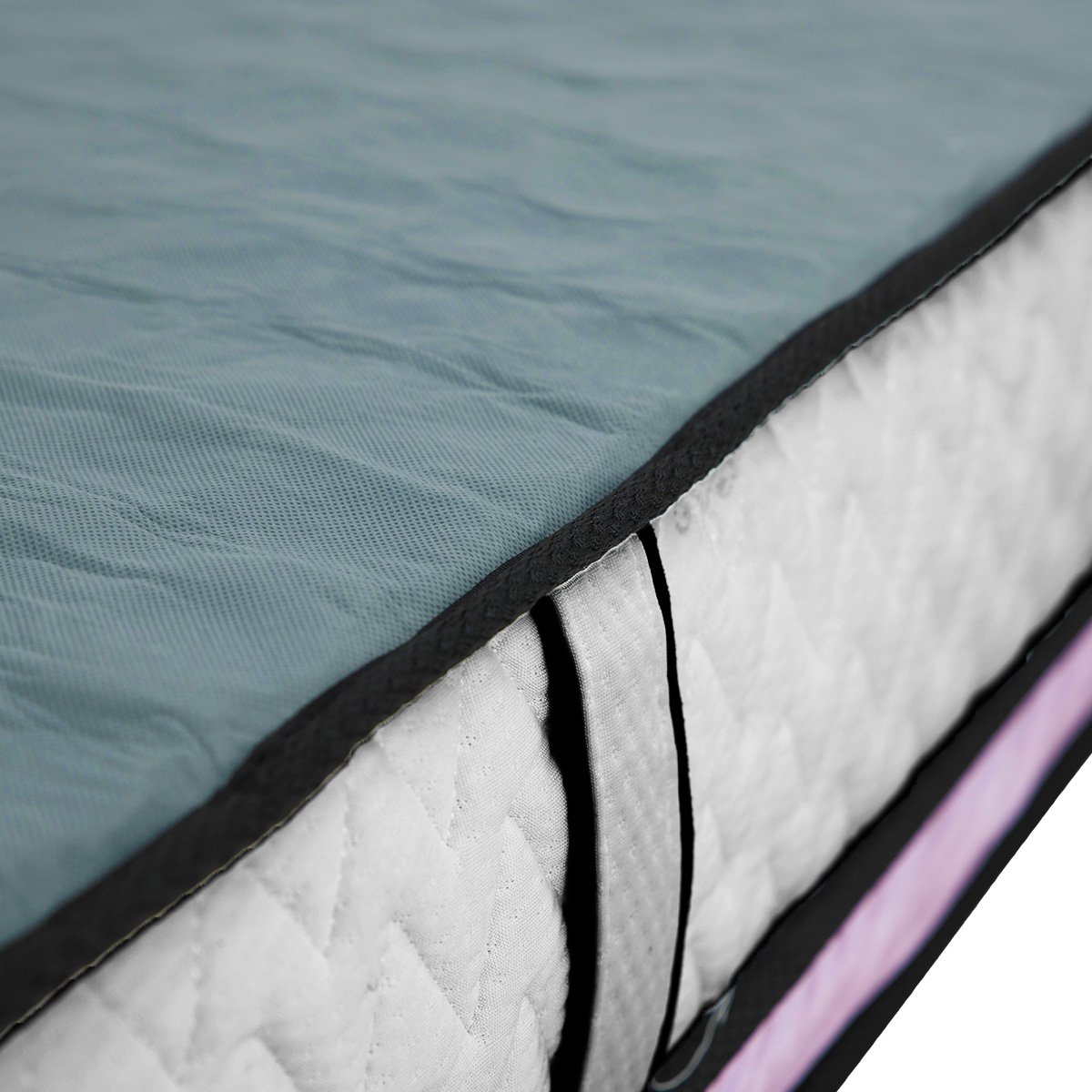 Laura Hill Mattress Queen Size Euro Top Pocket Spring Natural Latex Foam Bed Does Not Apply