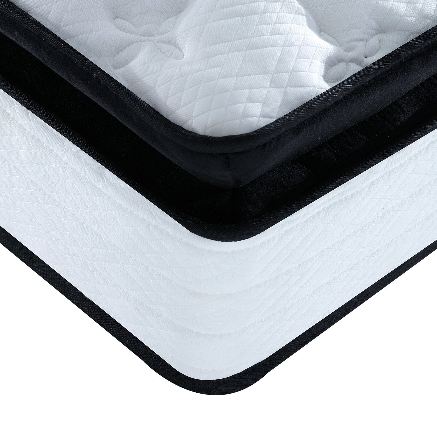 Laura Hill King Mattress Bed Size Euro Top 5 Zone Spring Foam 32cm Bedding Pocket Does Not Apply