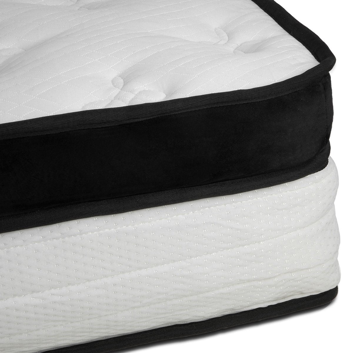 Laura Hill Queen Mattress Bed Size Euro Top 5 Zone Spring Foam 32cm Bedding Pocket Does Not Apply
