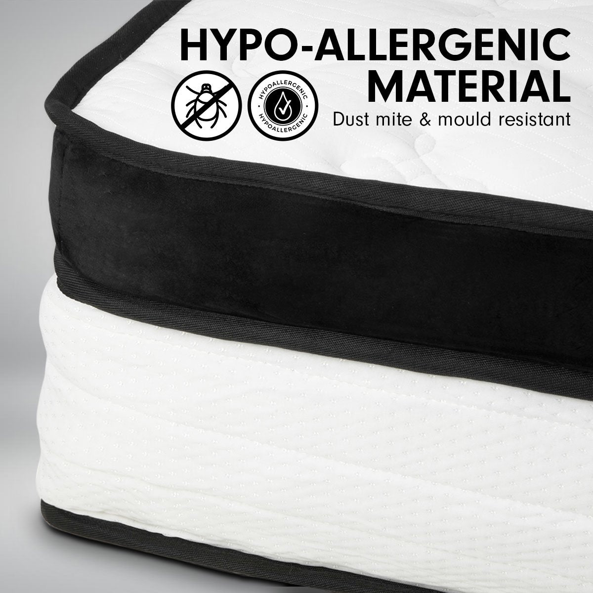 Laura Hill Single Mattress Bed Size Euro Top 5 Zone Spring Foam 32cm Does Not Apply