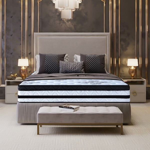 Laura Hill King Single Mattress Bed Size Euro Top 5 Zone Spring Foam 34cm Does Not Apply