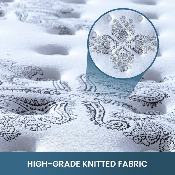 Laura Hill Queen Mattress Bed Size Euro Top 5 Zone Spring Foam 34cm Bedding Does Not Apply