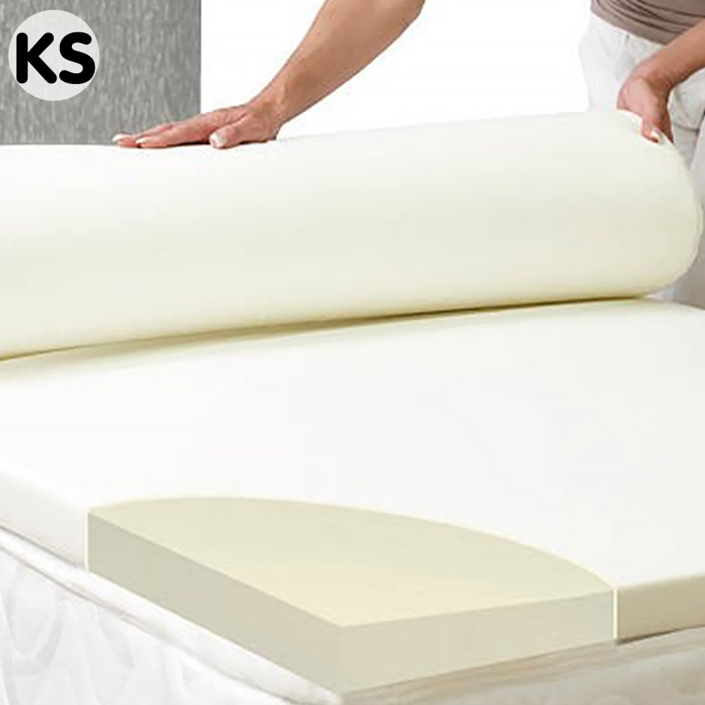 Laura Hill High Density Mattress Foam Topper 7cm - King Single Does Not Apply