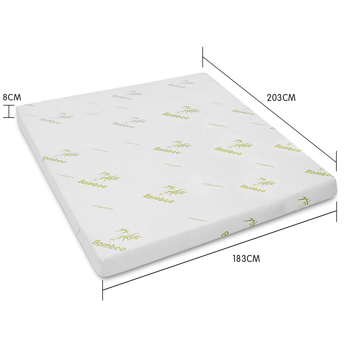Laura Hill Cool Gel Memory Foam Mattress Topper - King Does Not Apply