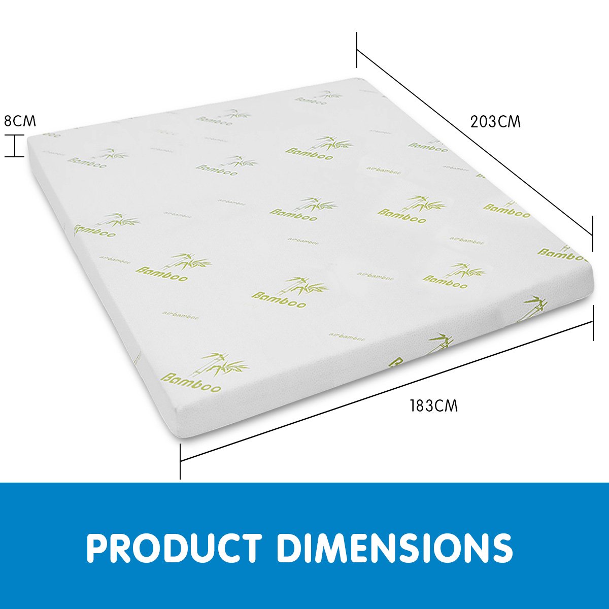 Laura Hill Cool Gel Memory Foam Mattress Topper - King Does Not Apply