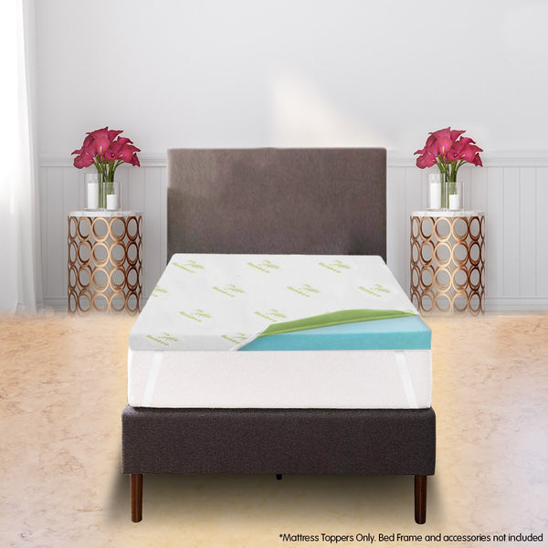 Laura Hill Cool Gel Memory Foam Mattress Topper - Single Laura Hill