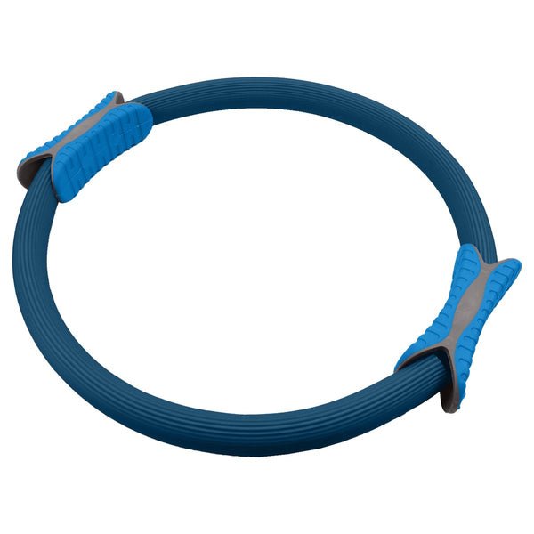 Powertrain Pilates Ring Band Yoga Home Workout Exercise Band Blue Powertrain