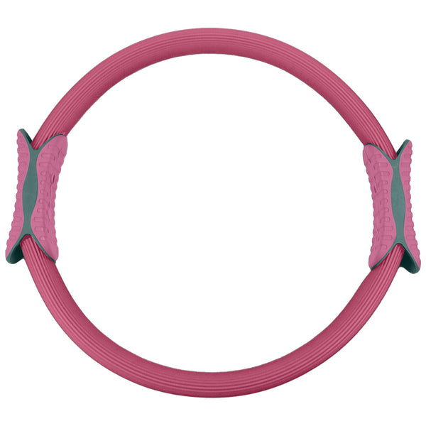 Powertrain Pilates Ring Band Yoga Home Workout Exercise Band Pink Powertrain