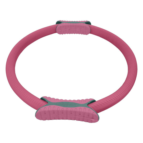 Powertrain Pilates Ring Band Yoga Home Workout Exercise Band Pink Powertrain
