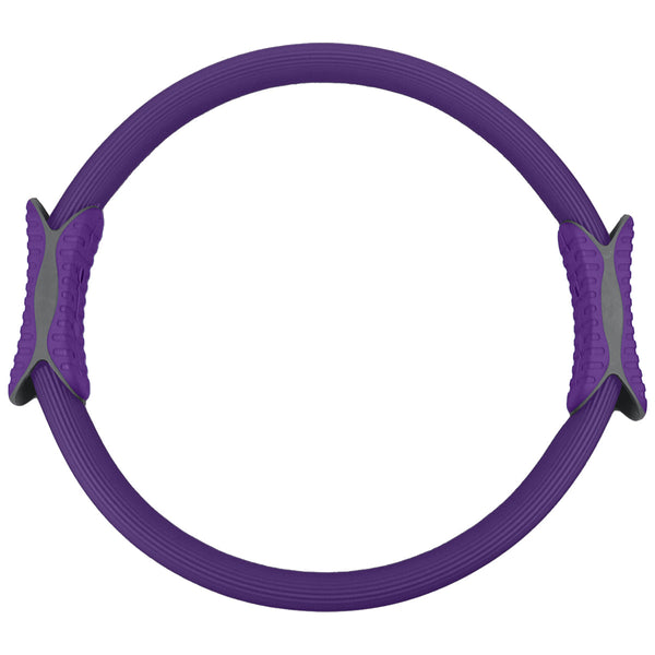 Powertrain Pilates Ring Band Yoga Home Workout Exercise Band Purple Powertrain