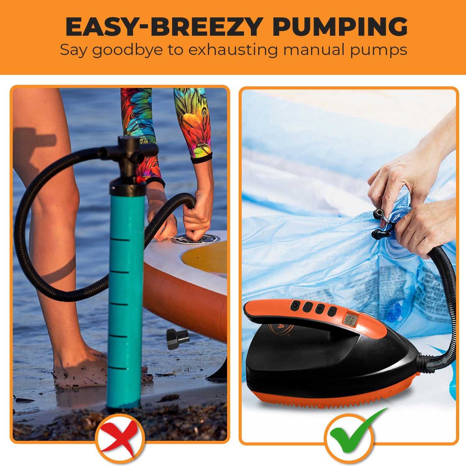 Kahuna Portable Electric Air Pump 12V for Inflatable Paddle Boards Kahuna
