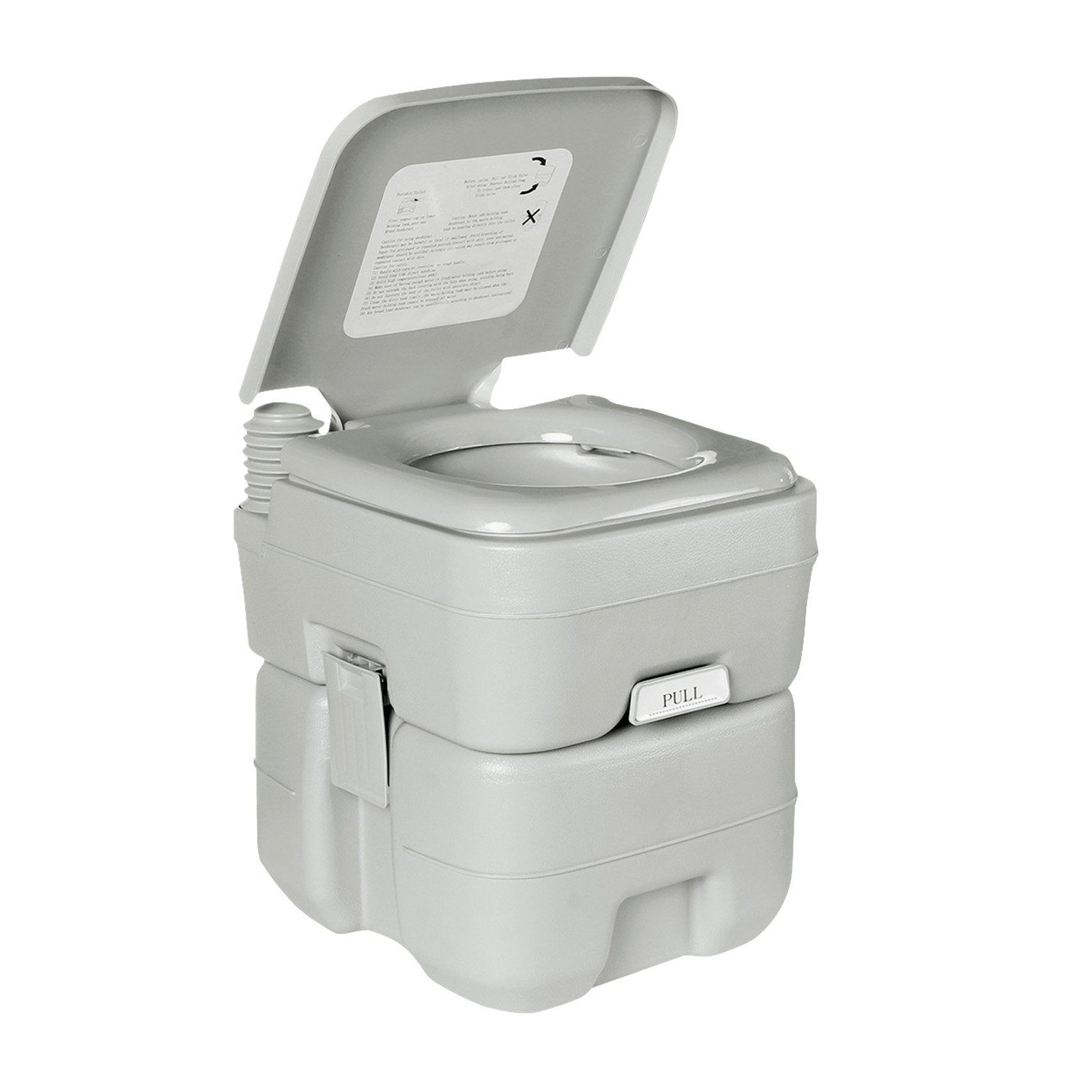 Wallaroo 20l Camping Portable Toilet Press Flush Pump Wallaroo