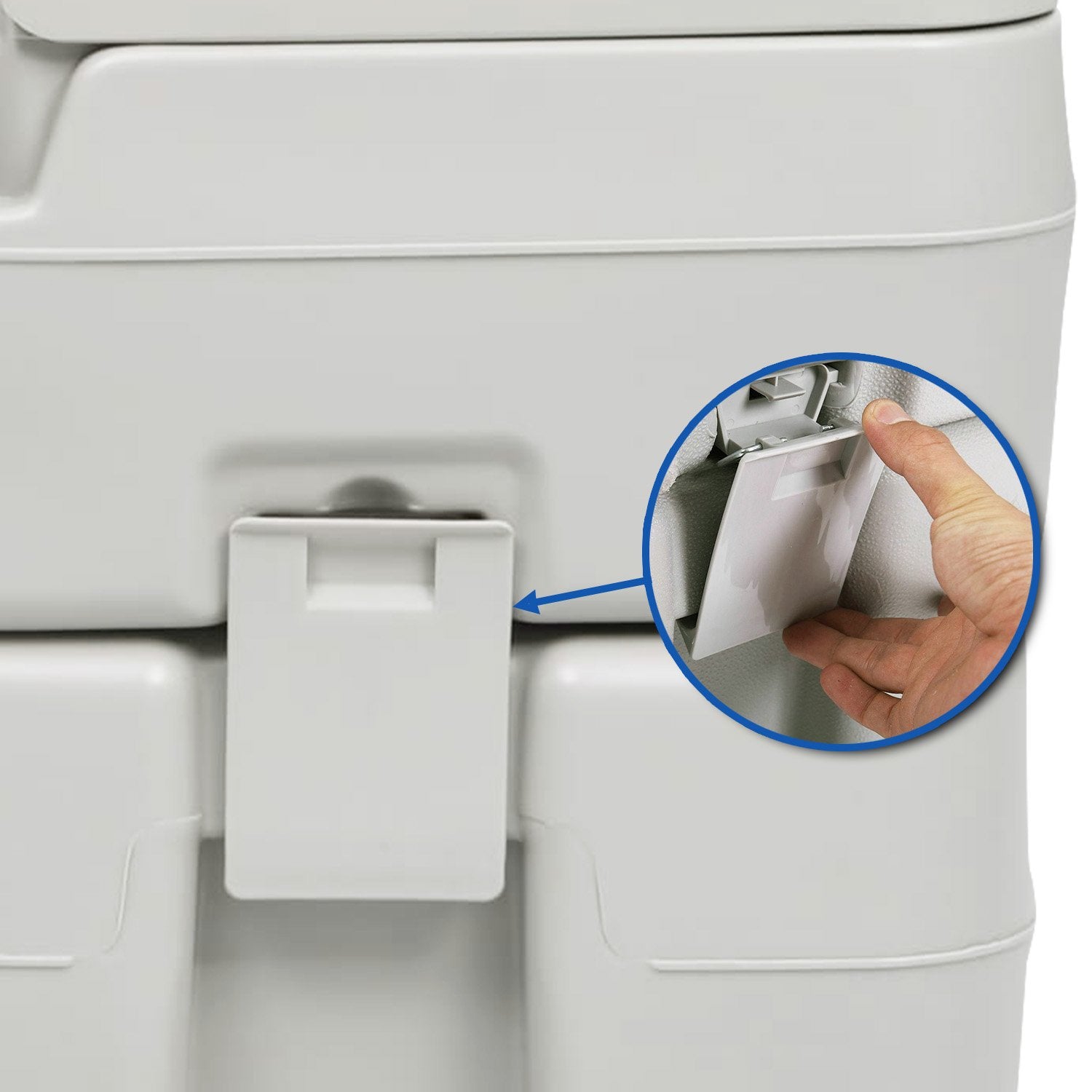 Wallaroo 20l Camping Portable Toilet Press Flush Pump Wallaroo