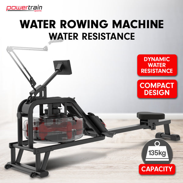 Powertrain 13L Water Resistance Rowing Machine Rower Powertrain