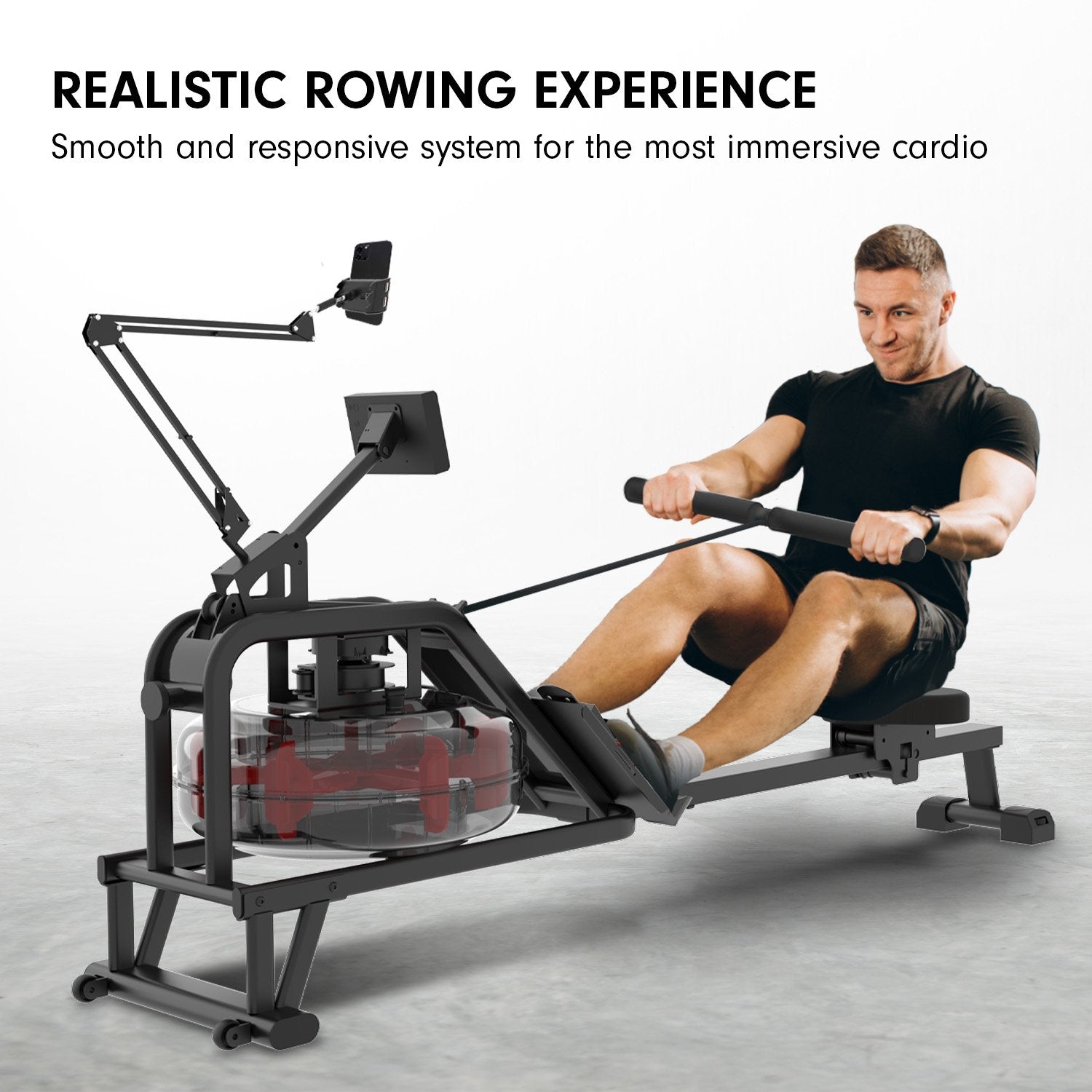Powertrain 13L Water Resistance Rowing Machine Rower Powertrain