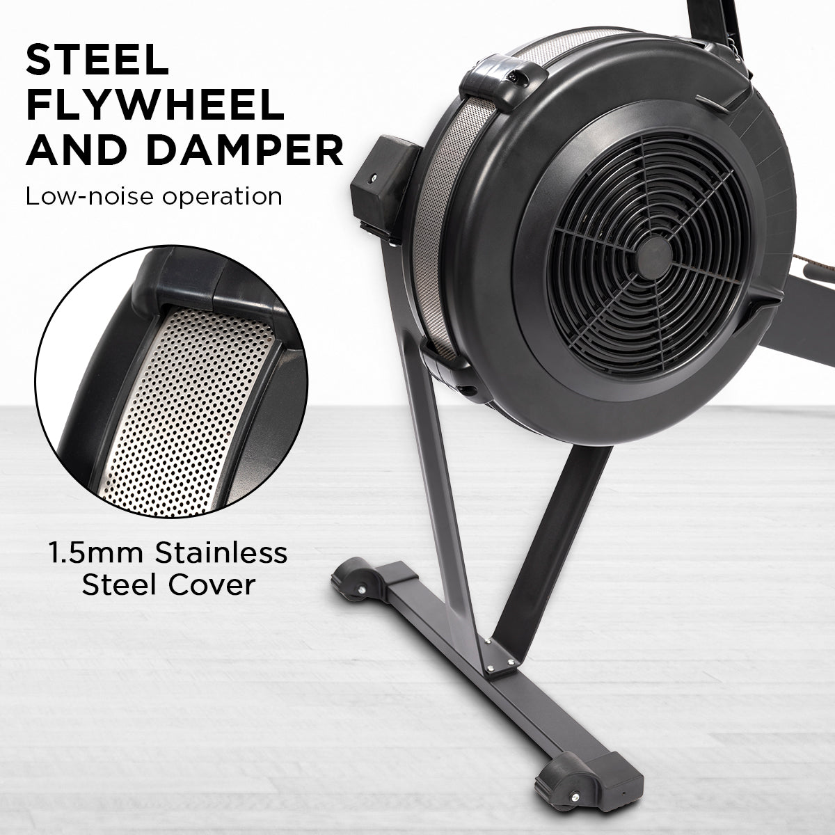 Powertrain Air Rowing Machine Resistance Rower for Home Gym Cardio Powertrain