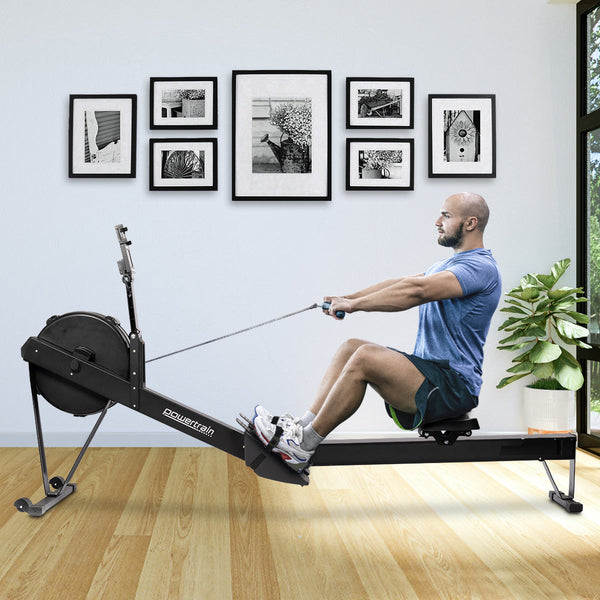 Powertrain Air Rowing Machine Resistance Rower for Home Gym Cardio Powertrain