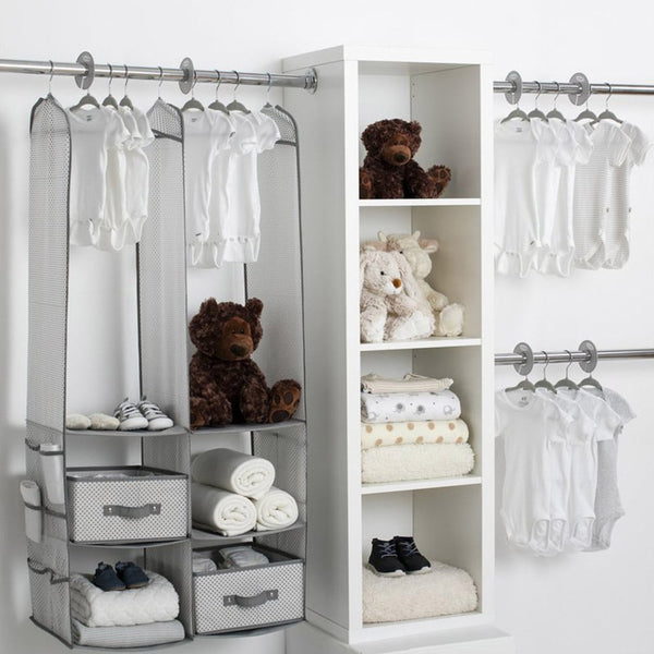 Delta Children 24 Piece Nursery Storage Set - Cool Grey Cool Grey Does Not Apply