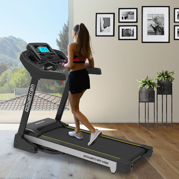 Powertrain K2000 Treadmill w/ Fan & Auto Incline Speed 22km/h Kahuna