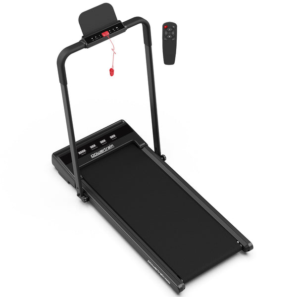 Powertrain K500 Walking Pad Treadmill 2 in 1 Foldable Walking & Running Machine w/2.5HP Motor Dual LED Displays 2 Level Awezingly