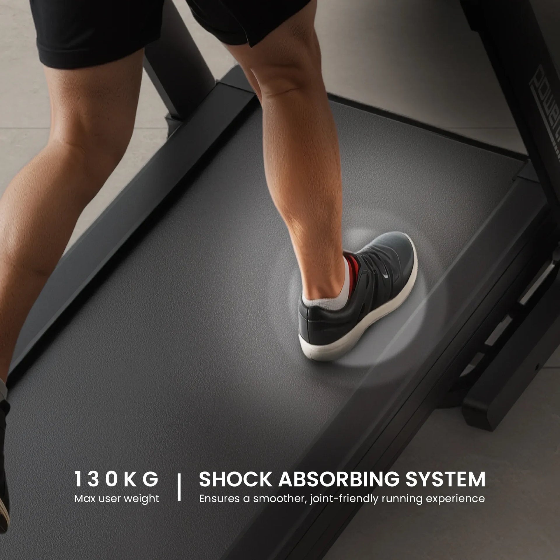 Powertrain V500 3hp Foldable Treadmill Cardio Running Automatic Incline Machine Powertrain
