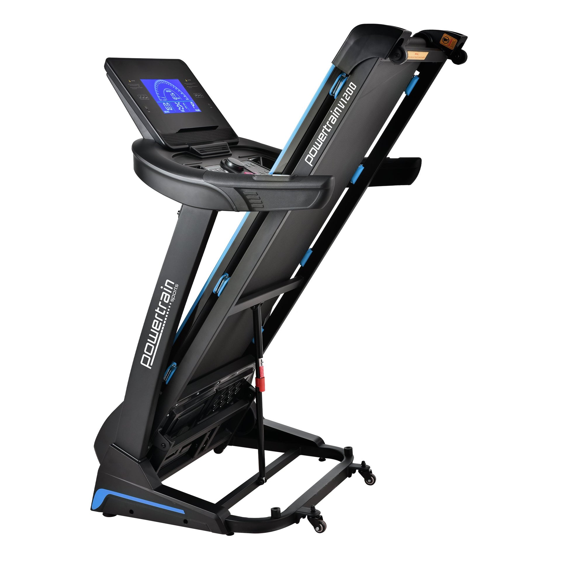Powertrain V1200 Treadmill with Shock-Absorbing System Awezingly