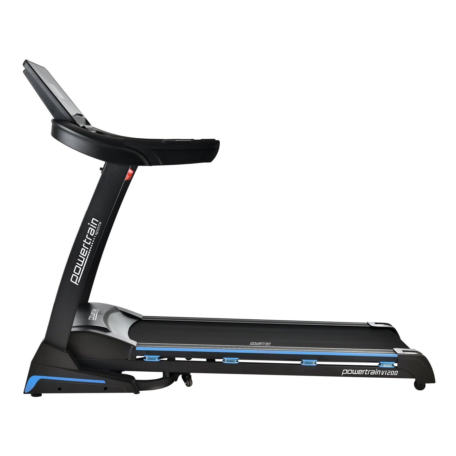 Powertrain V1200 Treadmill with Shock-Absorbing System Awezingly